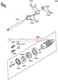 Change Drum/Shift Fork