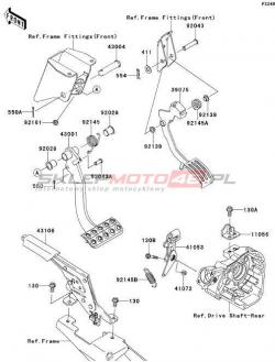 Brake Pedal/Throttle Lever