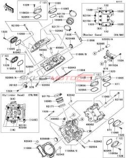 Cylinder Head(-VF750DE095936)