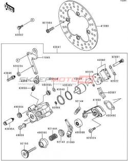 ZACISK HAMULCOWY, TYŁ