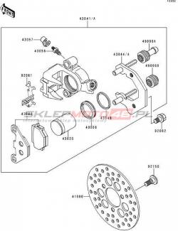 ZACISK HAMULCOWY, PRZÓD