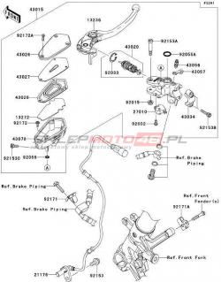 POMPA HAMULCA, PRZÓD
