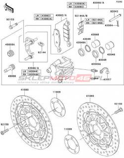 ZACISK HAMULCOWY, PRZÓD