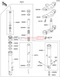 Front Fork(ZR550B-024011-)