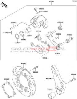 Rear Brake(ZR550B-024011-)