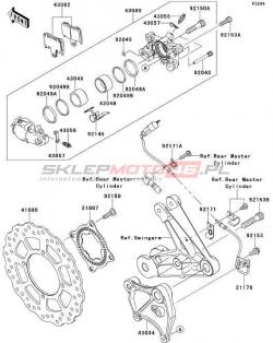 ZACISK HAMULCOWY, TYŁ