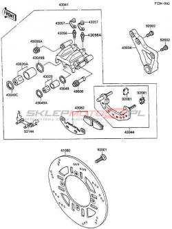 Rear Brake(ZX600C-004060-)