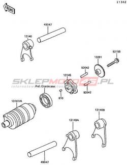 Change Drum/Shift Fork