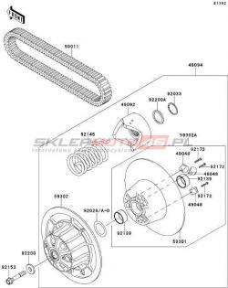 Driven Converter/Drive Belt
