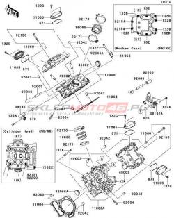 Cylinder Head(VF750DE095937-)