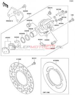 ZACISK HAMULCOWY, TYŁ