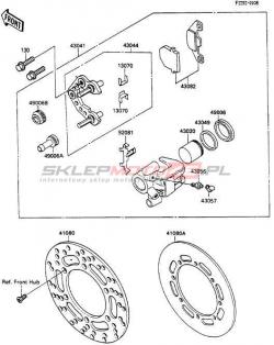 ZACISK HAMULCOWY, PRZÓD