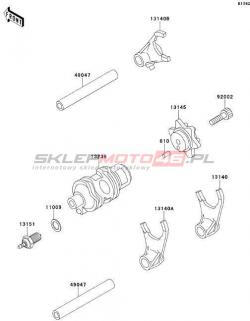 Change Drum/Shift Fork