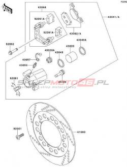 ZACISK HAMULCOWY, PRZÓD