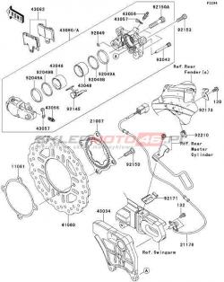 ZACISK HAMULCOWY, TYŁ