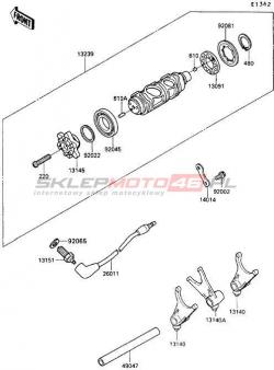Change Drum/Shift Fork