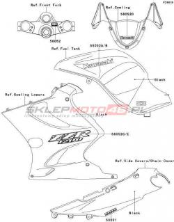 Decals(Black)(ZX1200-C1H/C2H)